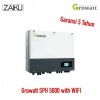 Solar Panel Growatt Inverter Hybrid Dual MPPT SPH 5000 WIFI